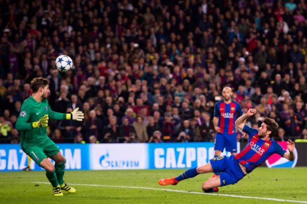 Gol Penentu Kemenangan Barcelona Roberto Sergi